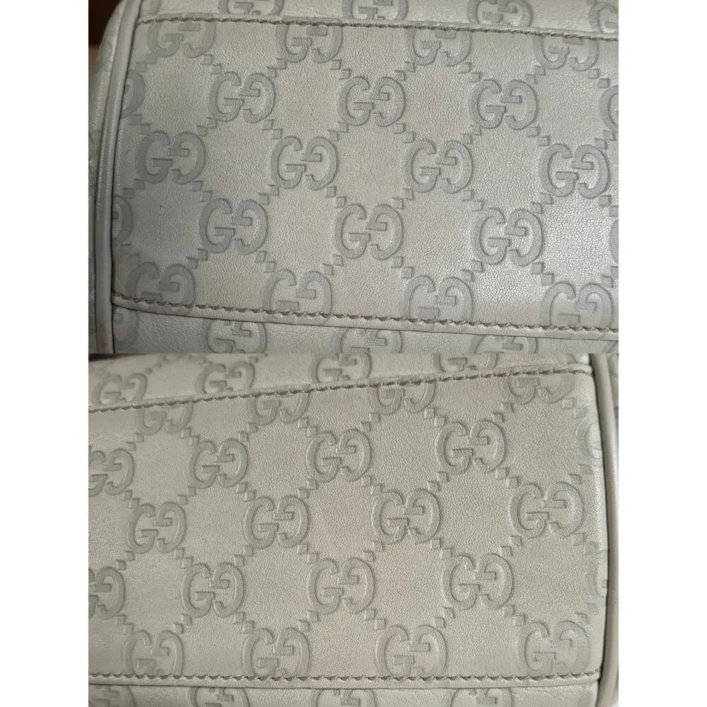 Gucci Signature GG Embossed Boston Shoulder Bag